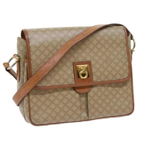 Celine Vintage Pre-owned Canvas celine-vskor Beige, Dam