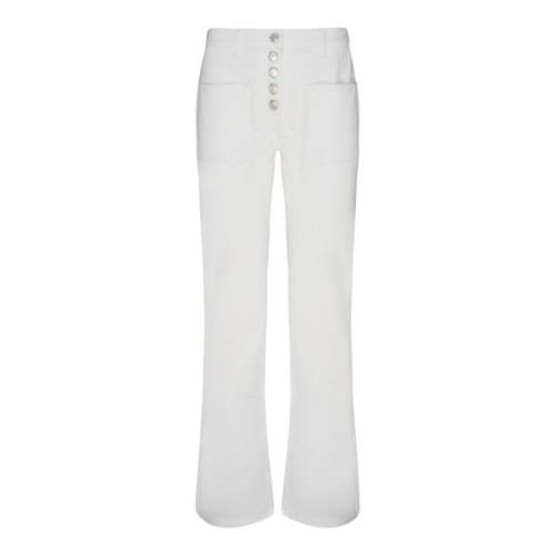 Courrèges Vita Bootcut Byxor White, Dam