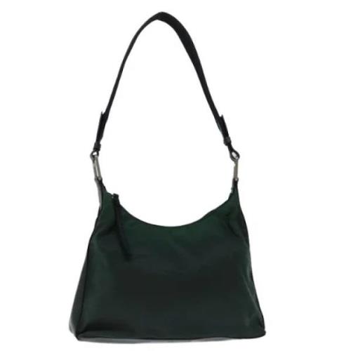 Prada Vintage Pre-owned Nylon prada-vskor Green, Dam