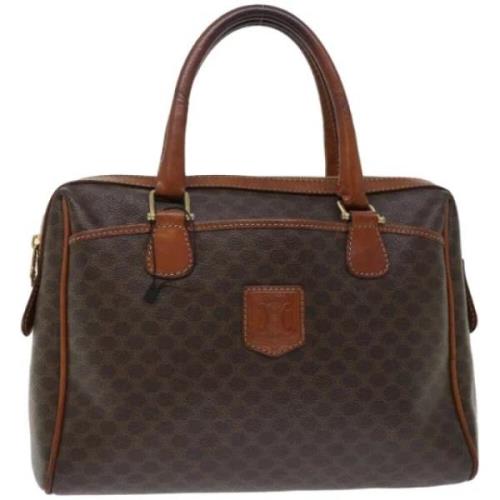 Celine Vintage Pre-owned Laeder handvskor Brown, Dam