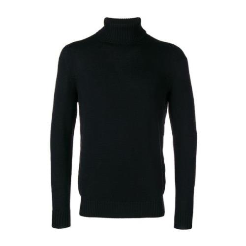 Drumohr Svart Sweatshirt Aw24 Herrmode Black, Herr