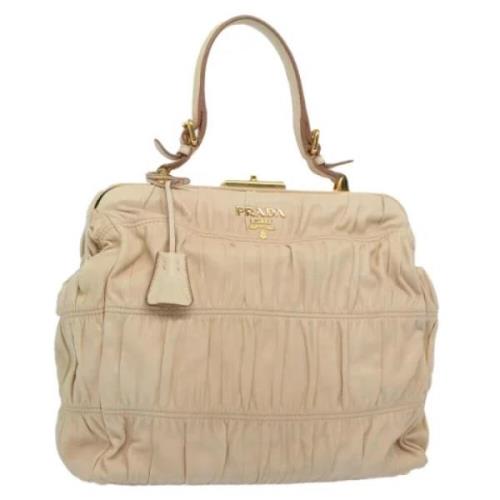 Prada Vintage Pre-owned Laeder prada-vskor Beige, Dam