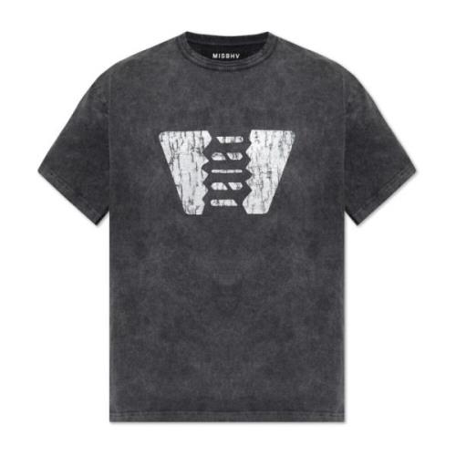 Misbhv T-shirt med logotyp Gray, Herr