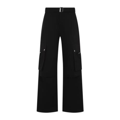 Jacquemus Svarta Byxor Höj Stil Komfort Black, Herr