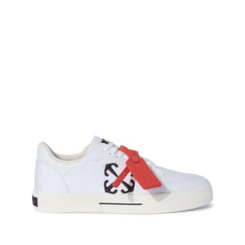 Off White Vita Sneakers för Män Aw24 White, Herr