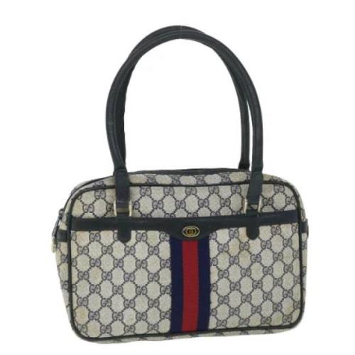 Gucci Vintage Pre-owned Laeder handvskor Blue, Dam