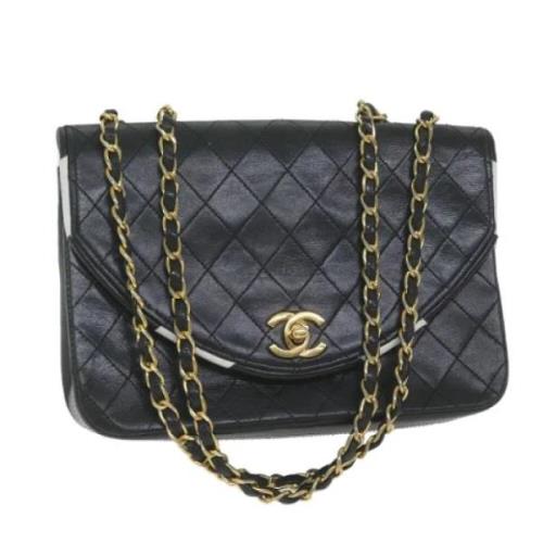 Chanel Vintage Pre-owned Laeder axelremsvskor Black, Dam