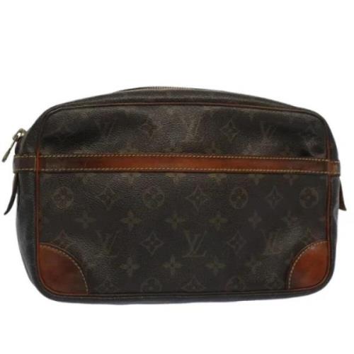 Louis Vuitton Vintage Pre-owned Canvas kuvertvskor Brown, Dam