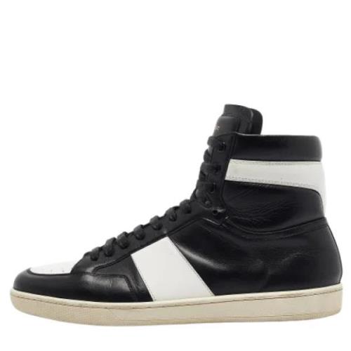 Yves Saint Laurent Vintage Pre-owned Laeder sneakers Black, Herr