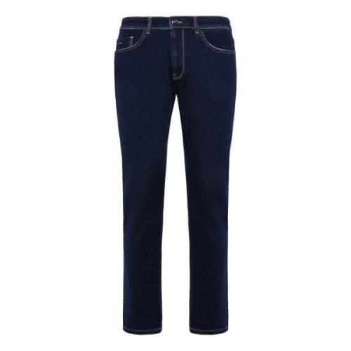 Boggi Milano Stretch Denim Jeans Blue, Herr