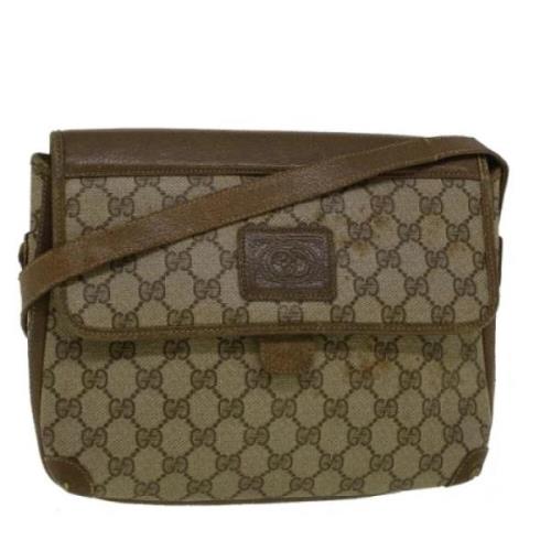 Gucci Vintage Pre-owned Laeder gucci-vskor Beige, Dam