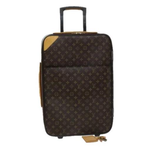 Louis Vuitton Vintage Pre-owned Canvas resvskor Brown, Dam