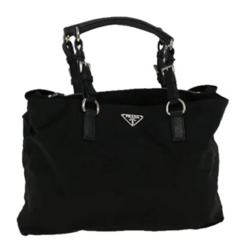 Prada Vintage Pre-owned Nylon prada-vskor Black, Dam