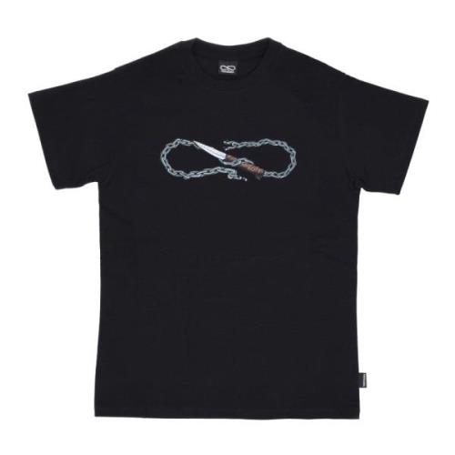 Propaganda Svart Logo Chain Tee Kortärmad Black, Herr