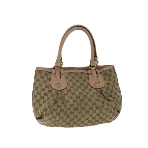 Gucci Vintage Pre-owned Canvas handvskor Beige, Dam