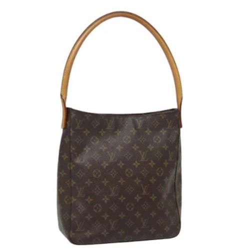 Louis Vuitton Vintage Pre-owned Canvas handvskor Brown, Dam