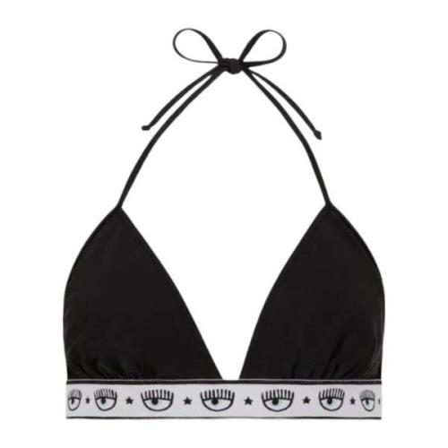 Chiara Ferragni Collection Stilren Bikini Topp Black, Dam