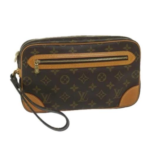 Louis Vuitton Vintage Pre-owned Canvas kuvertvskor Brown, Dam