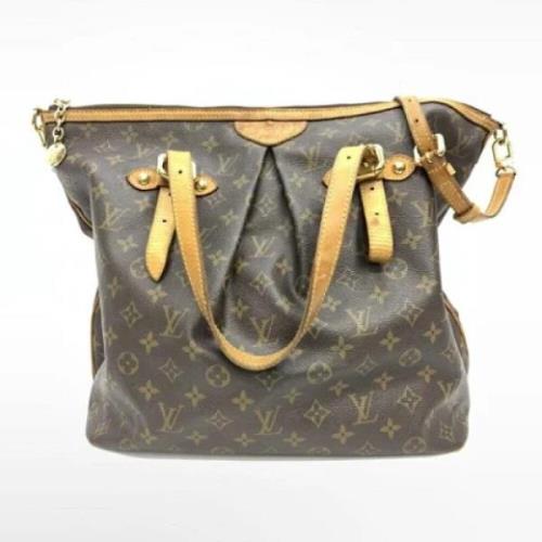 Louis Vuitton Vintage Pre-owned Tyg louis-vuitton-vskor Brown, Dam