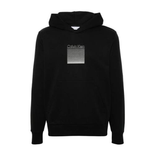 Calvin Klein Svart Sweatshirt Aw24 Herrmode Black, Herr