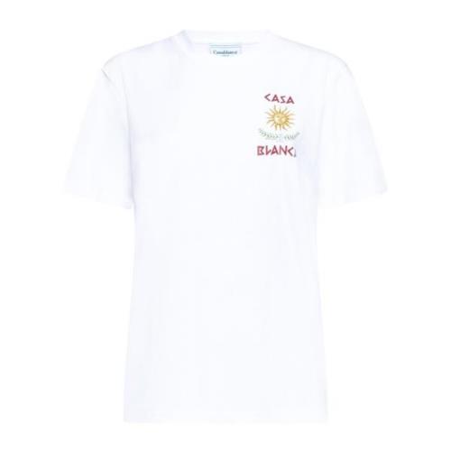 Casablanca Stiliga T-shirts och Polos White, Dam