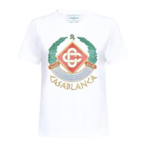 Casablanca Stiliga T-shirts och Polos White, Dam