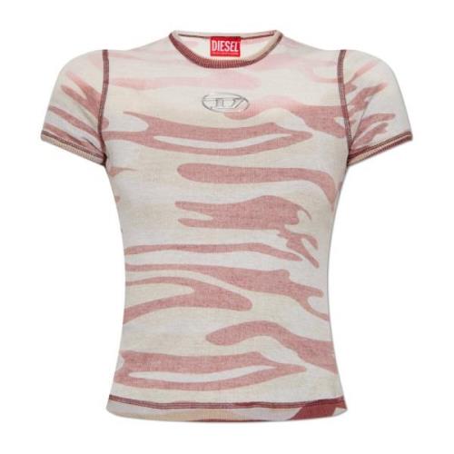 Diesel Top T-Eles-Long Pink, Dam