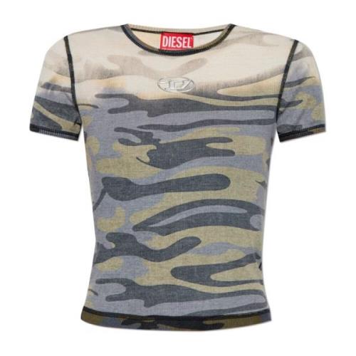 Diesel Top T-Eles-Long Gray, Dam