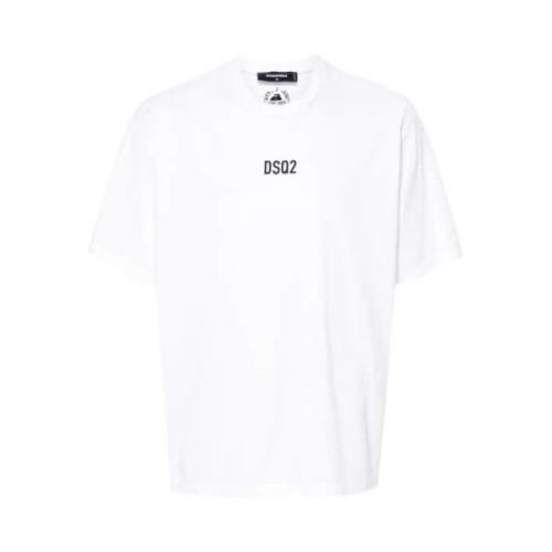 Dsquared2 Vit Logo Print T-shirt White, Herr