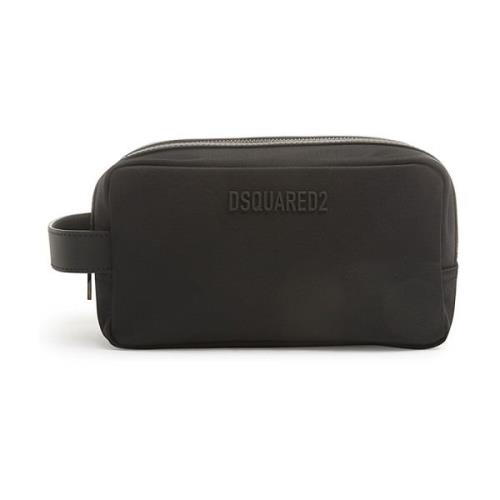 Dsquared2 Svart Handväska för Män Aw24 Black, Herr