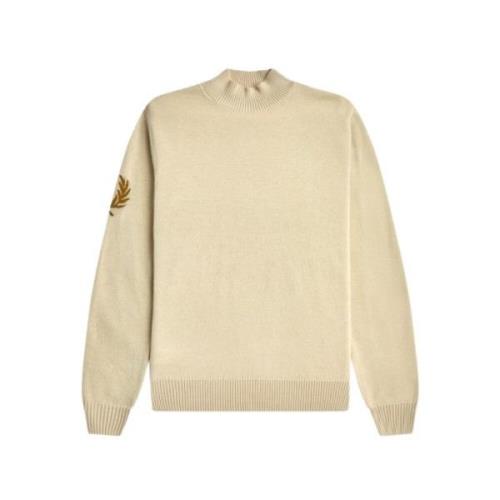 Fred Perry Klassiska Sweatshirts Beige, Herr