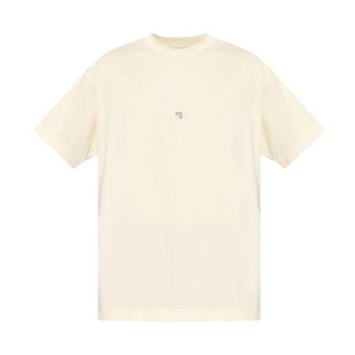 Givenchy Vita T-shirts & Polos för män Beige, Herr