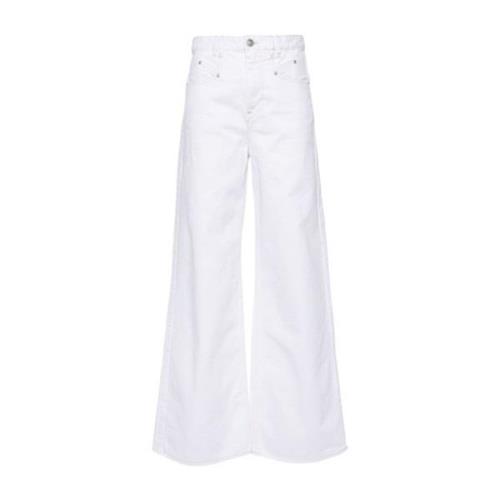 Isabel Marant Vita Byxor Aw24 White, Dam