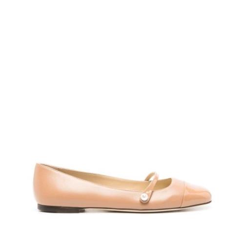 Jimmy Choo Bruna Ballerinaskor för Kvinnor Brown, Dam