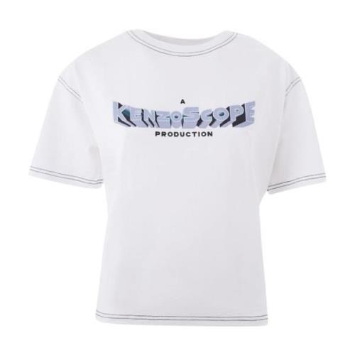 Kenzo Bomull T-shirt Casual Bekväm Vit White, Dam