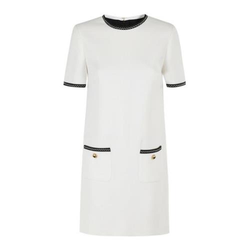 Moschino Elegant Klänning för Speciella Tillfällen White, Dam