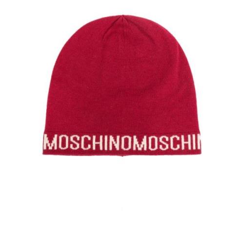 Moschino Keps med logo Red, Dam