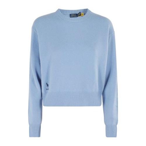 Ralph Lauren Stilig Pullover Tröja för Män Blue, Dam