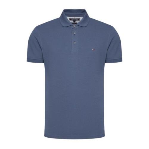 Tommy Hilfiger 1985 Bomull Stretch Polo - Les Bleus Blue, Herr