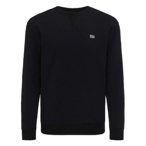 Lee Enfärgad Hoodie Black, Herr