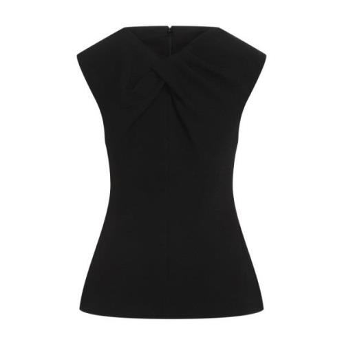 Jil Sander Svart Topplagg för Kvinnor Aw24 Black, Dam