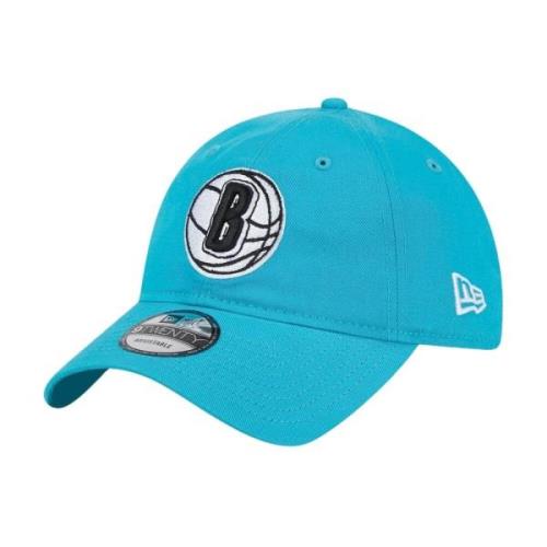 New Era NBA Logo Broderad Keps - Blå Blue, Herr