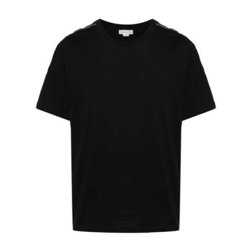 Alexander McQueen Svarta T-shirts Polos för män Black, Herr