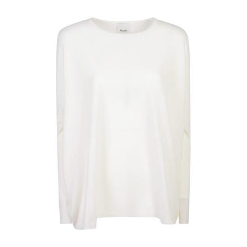 Allude Vit Sweatshirt Aw24 Dammode White, Dam