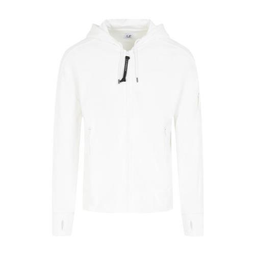 C.p. Company Vit Sweatshirt Aw24 Stilren Bekväm White, Herr