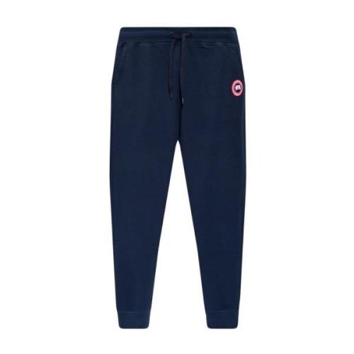 Canada Goose Sweatpants med logotyp Blue, Herr