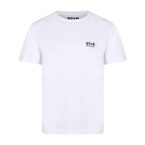 Golden Goose Vit Logo Print T-shirt White, Herr