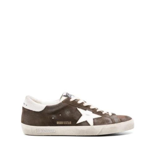 Golden Goose Bruna Sneakers för Män Aw24 Brown, Herr