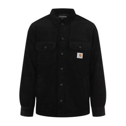 Carhartt Wip Svart Jacka för Män Aw24 Black, Herr