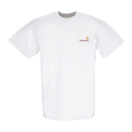 Carhartt Wip Script Tee Soft Fit Broderad T-shirt White, Herr